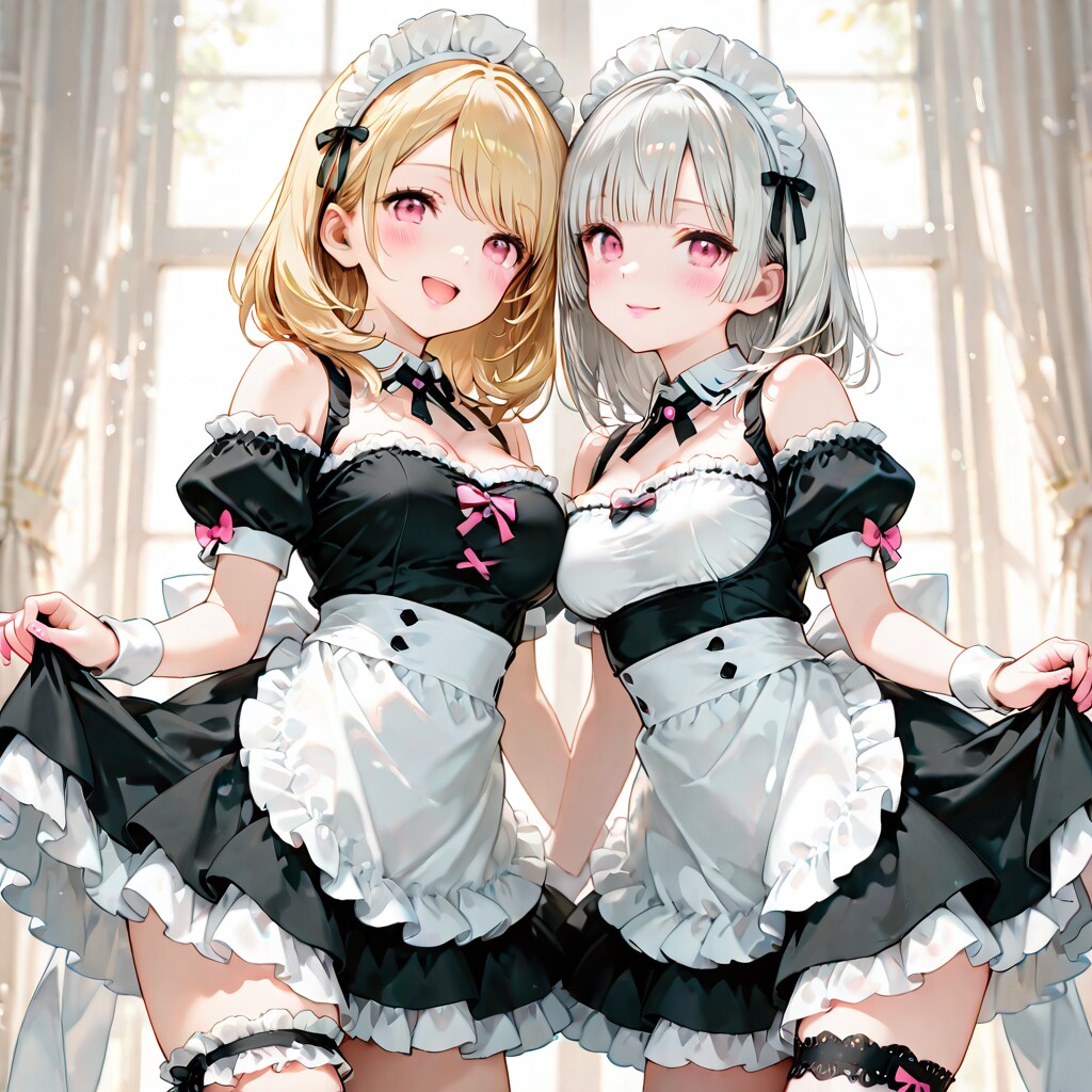 おはよう#110「いちゃつくメイド達」