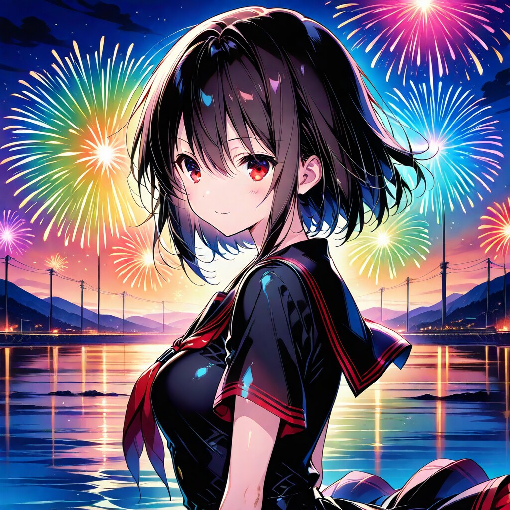 来年も見ようね | の人気AIイラスト・グラビア