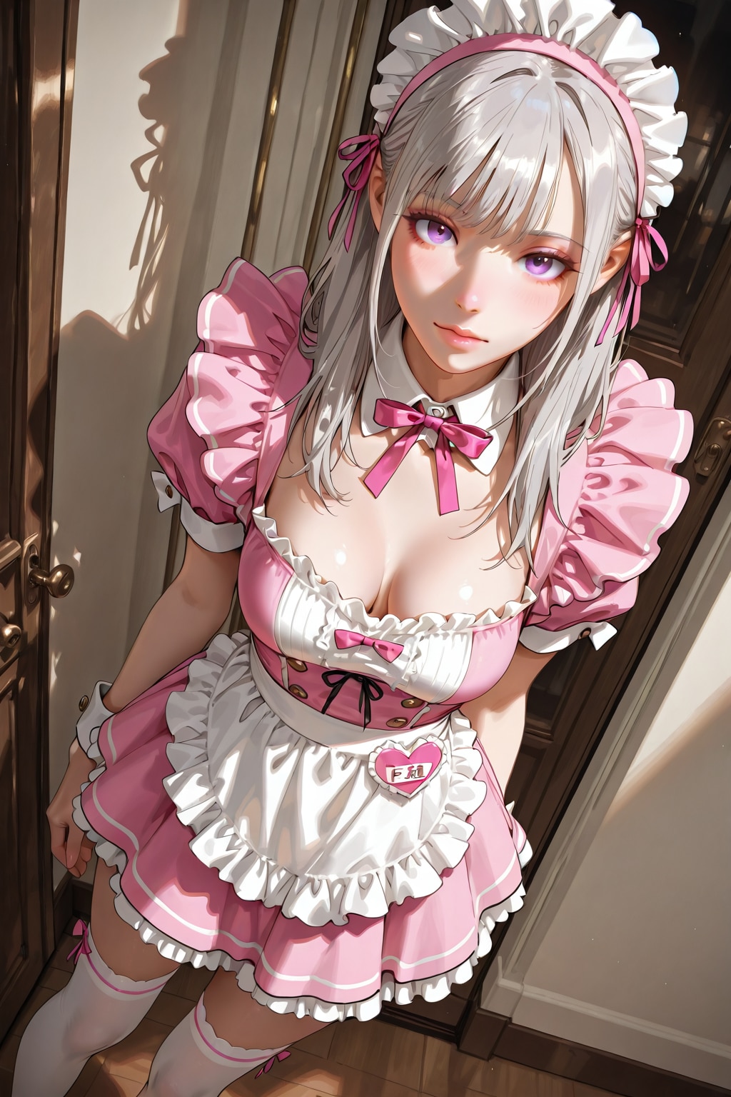 (1336)銀髪ちゃんメイドverREAL