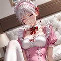 (1336)銀髪ちゃんメイドverREAL 2枚目