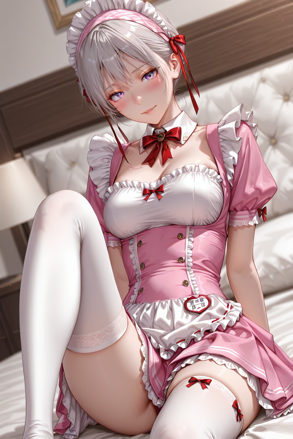 (1336)銀髪ちゃんメイドverREAL