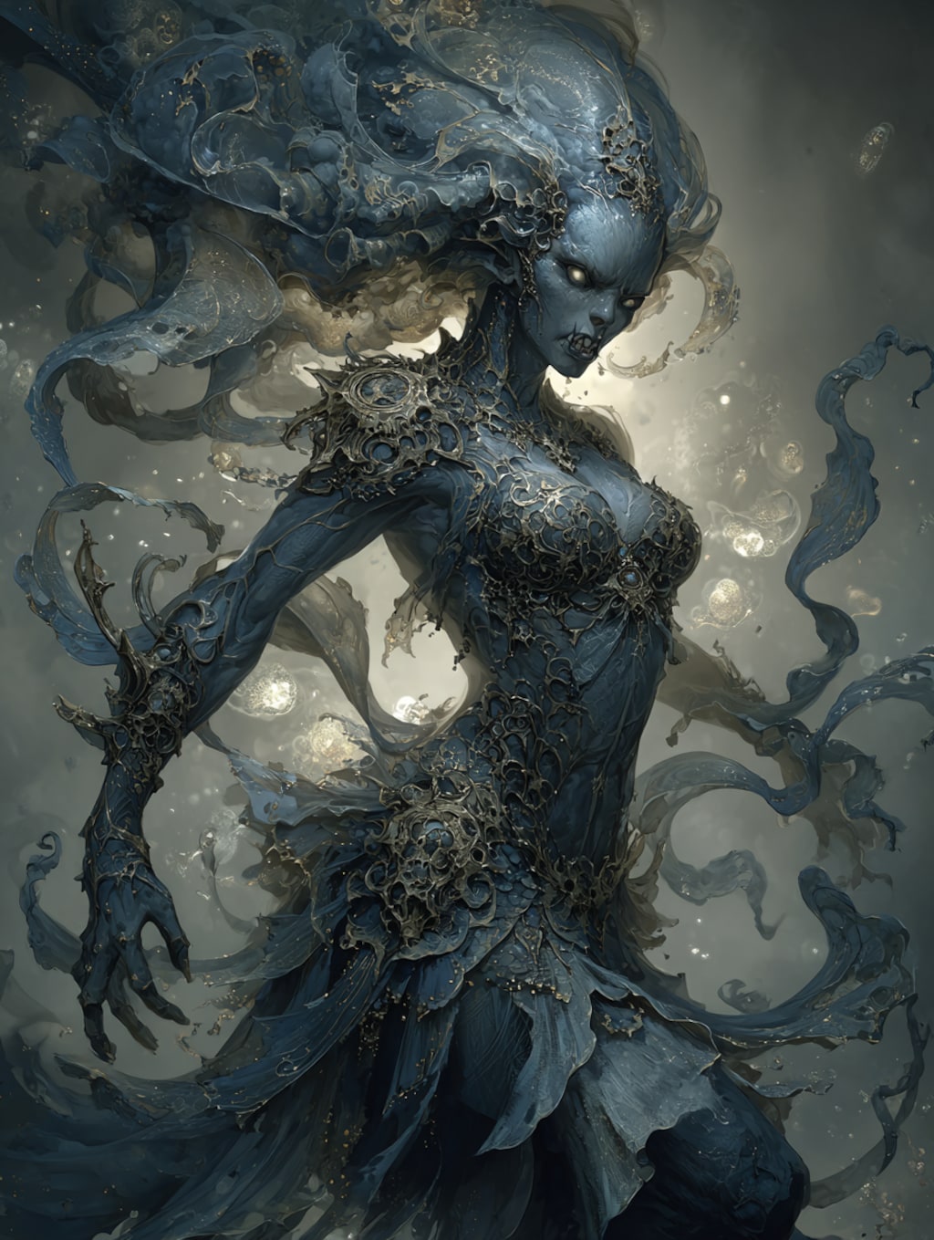 abyssal Jellyfish mermaid