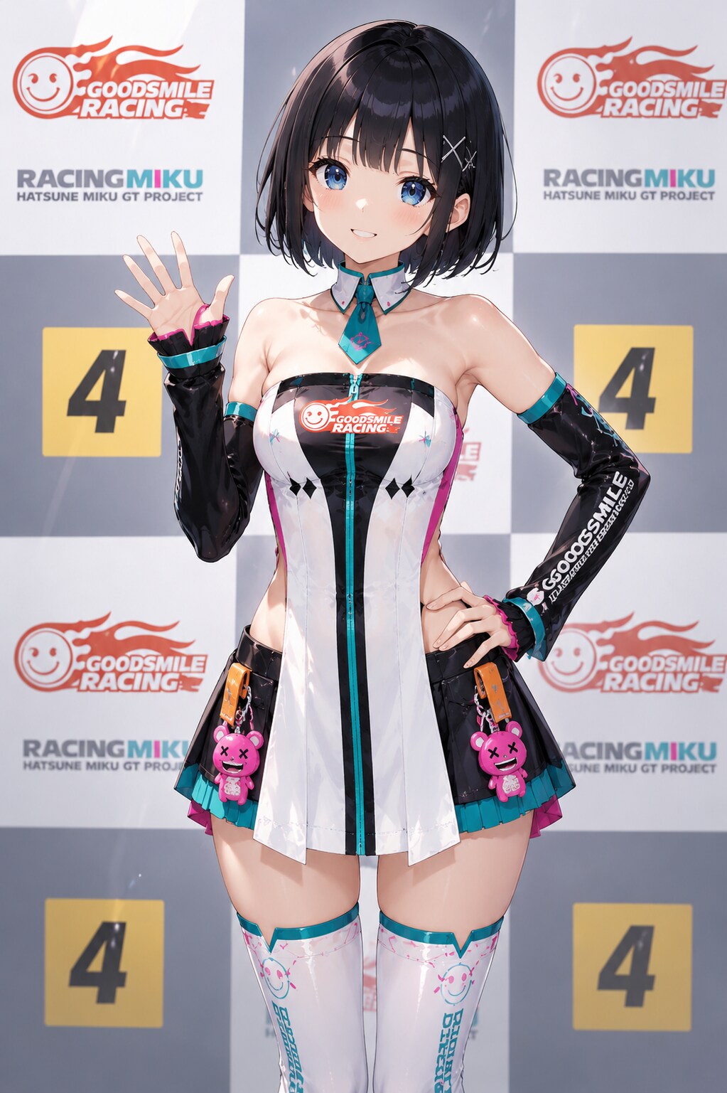 GOODSMILE RACINGのRQの楓ちゃん2 | の人気AIイラスト・グラビア
