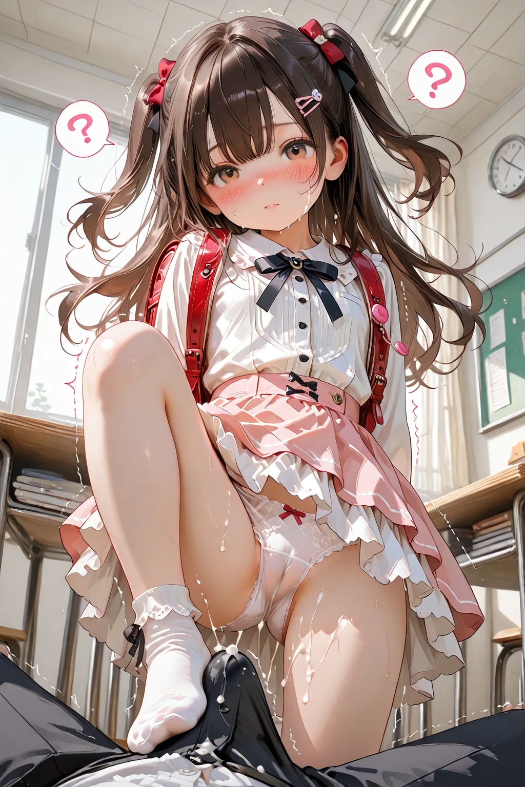 お、おしりに当たってるコレ・・なんだろう？？