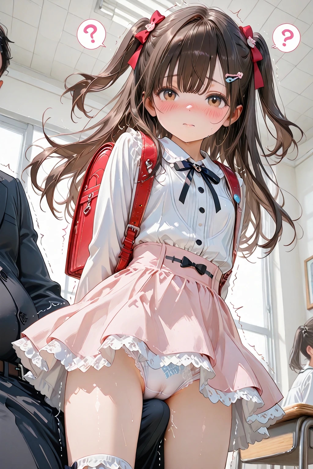 お、おしりに当たってるコレ・・なんだろう？？
