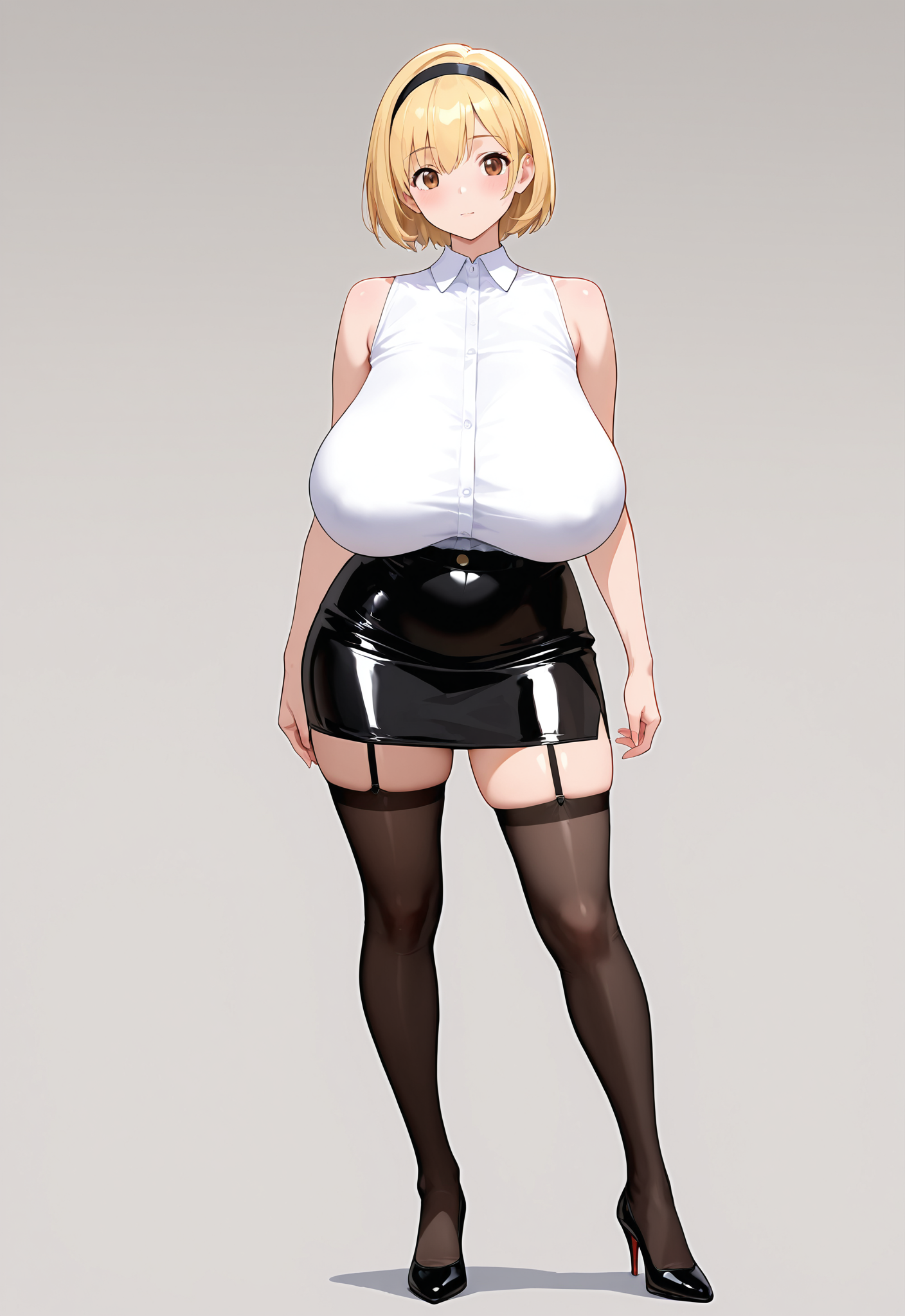 【名前未定】オリジナルキャラ金髪ショートちゃん【私服】