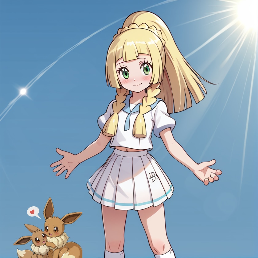 リーリエ | の人気AIイラスト・グラビア