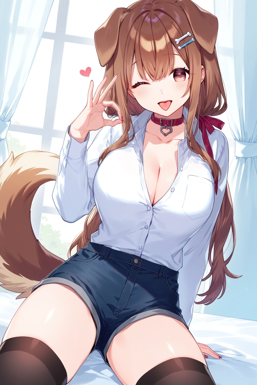 ウインクする犬っ子　2