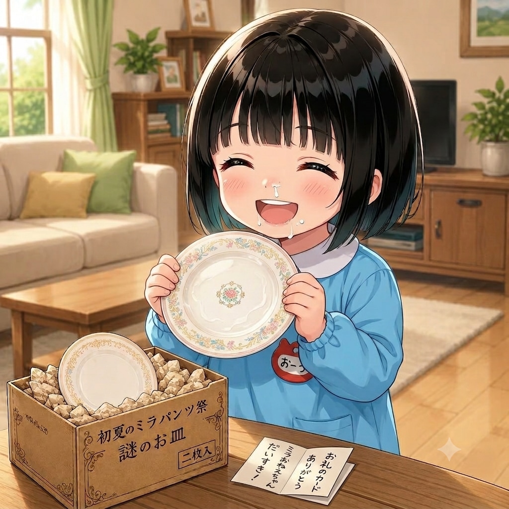 謎のお皿ありがとう！