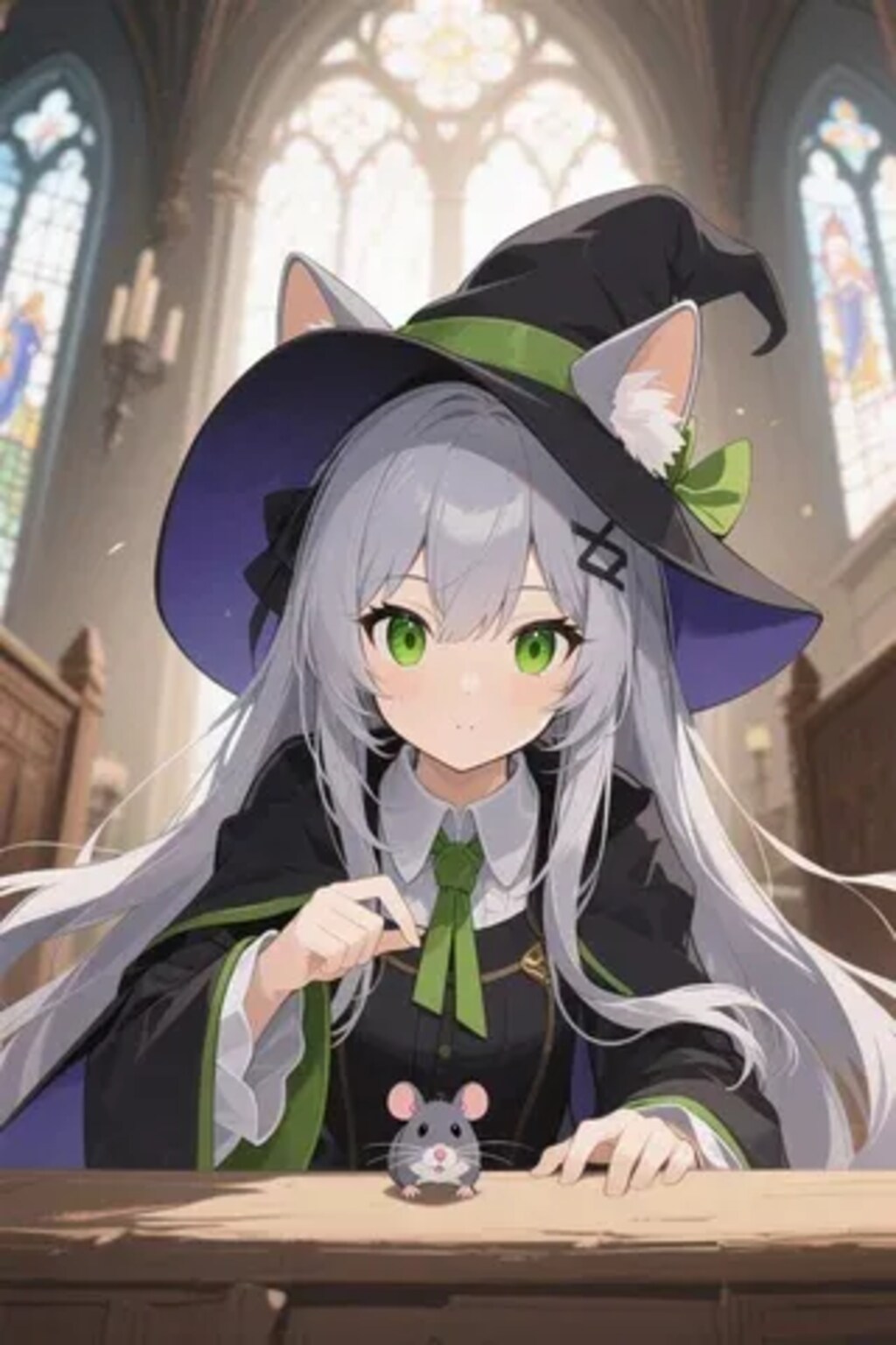 ステラちゃんとネズミ