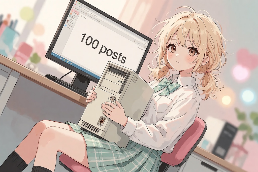 100投稿！