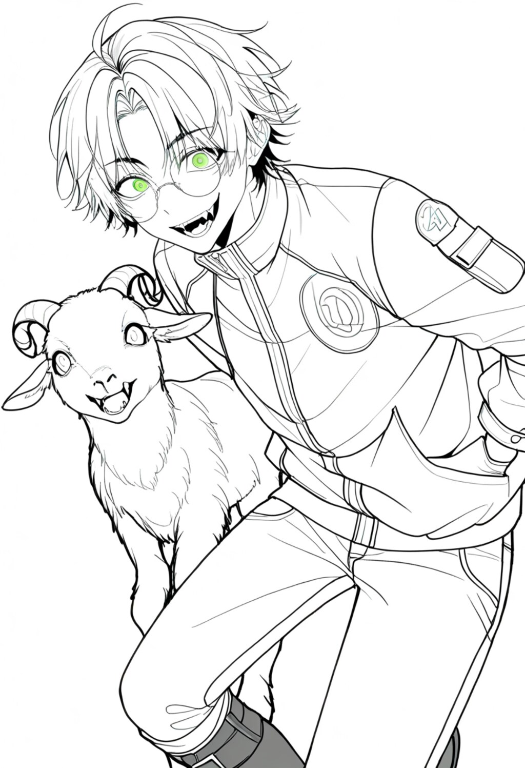 塗り絵、松吾郎