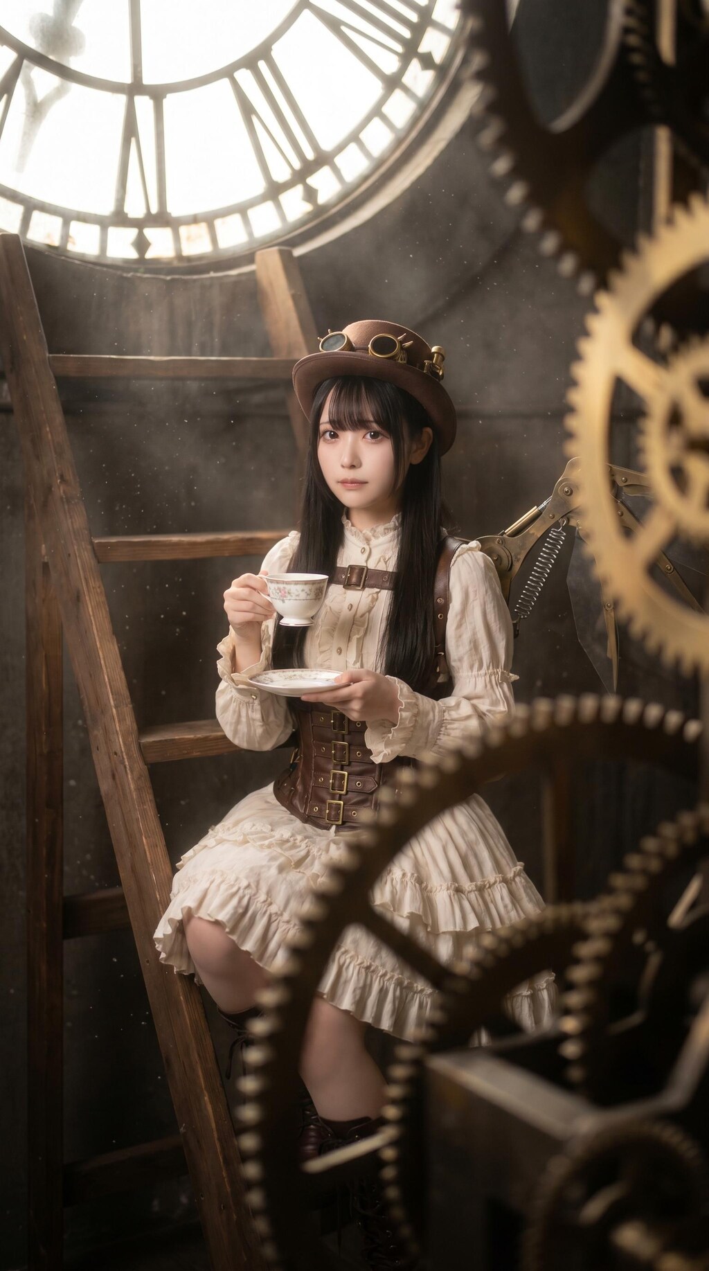 A Heart Between Turning Gears