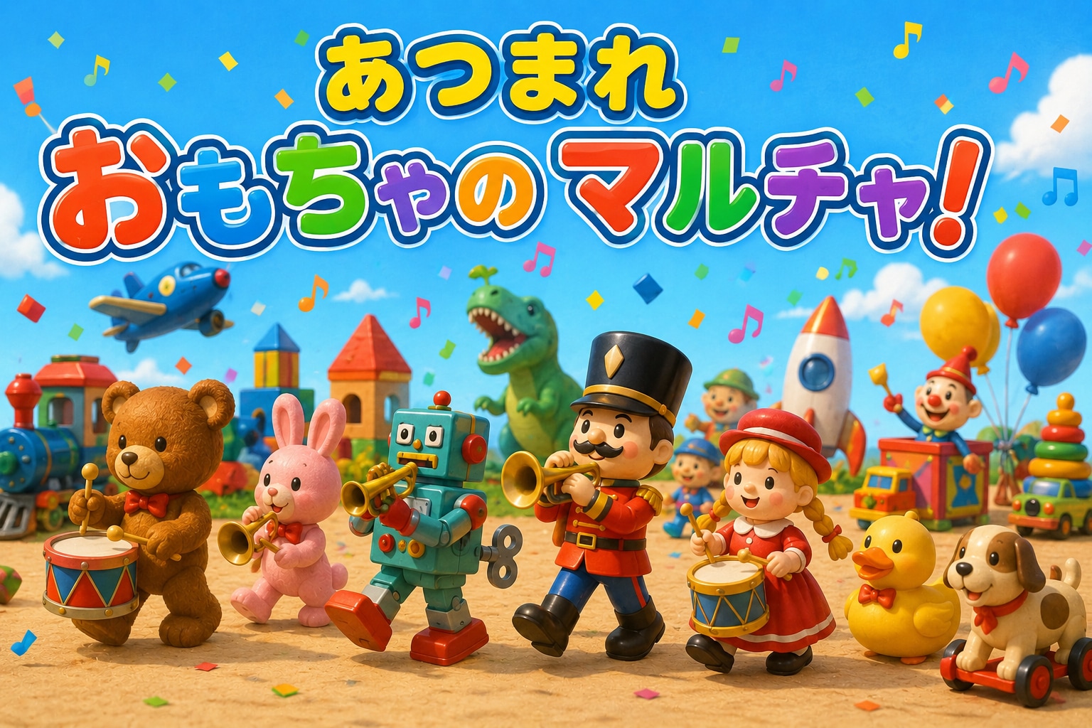 あつまれ　おもちゃのマルチャ！ | の人気AIイラスト・グラビア