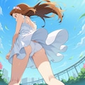 水瀬伊織【後ろ向きパンチラ】 9枚目