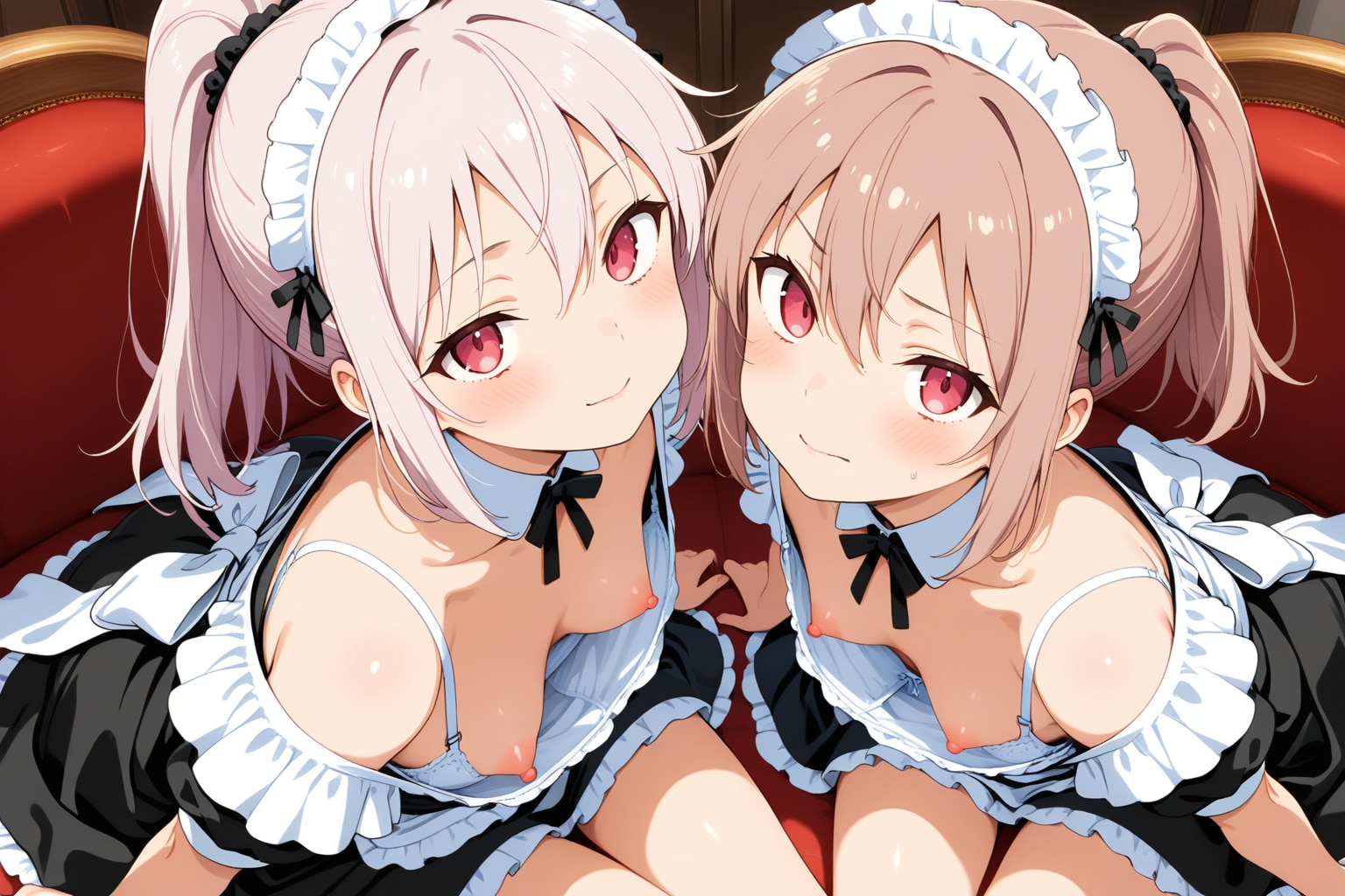 Wおっぱいメイド