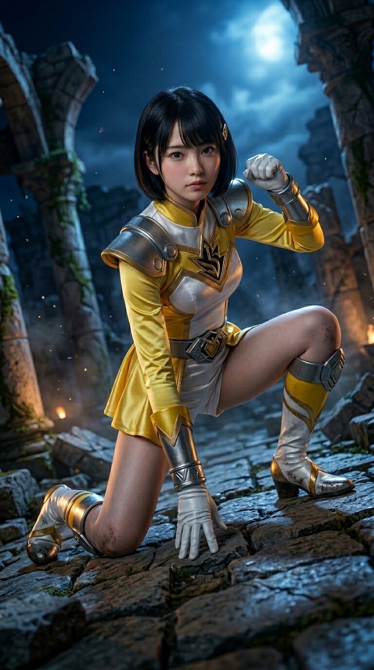 戦隊ヒロイン　アクション