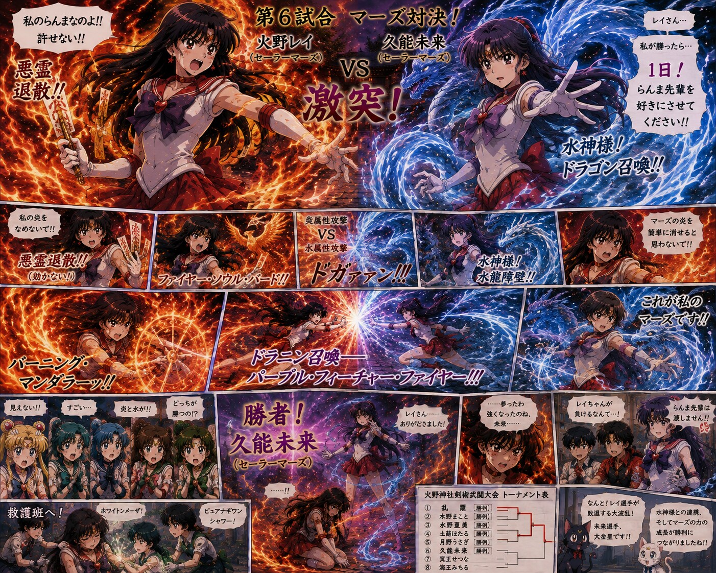 マーズ(レイ)VSマーズ未来
