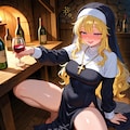 お酒大好きラベリアちゃん 2枚目