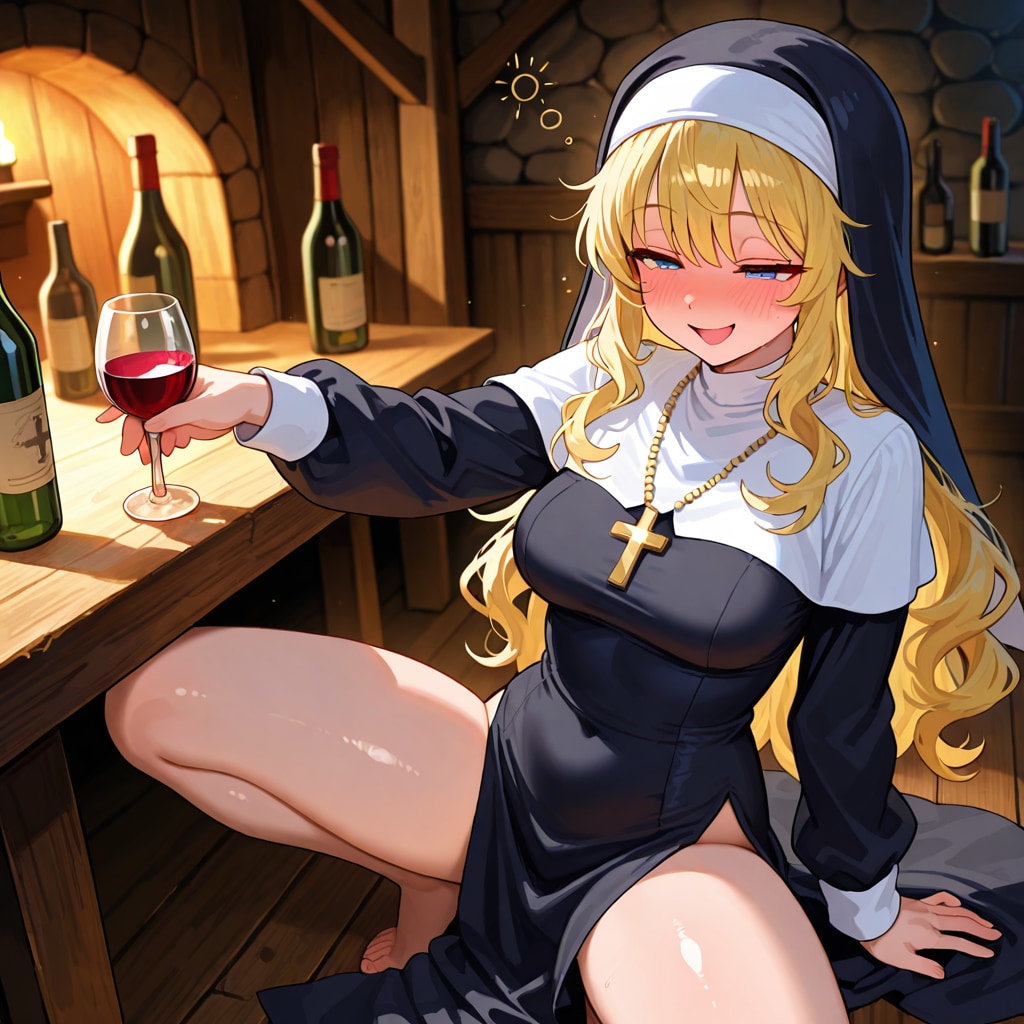 お酒大好きラベリアちゃん