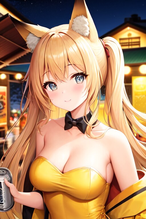 フォックスガールと縁日フィナーレ
