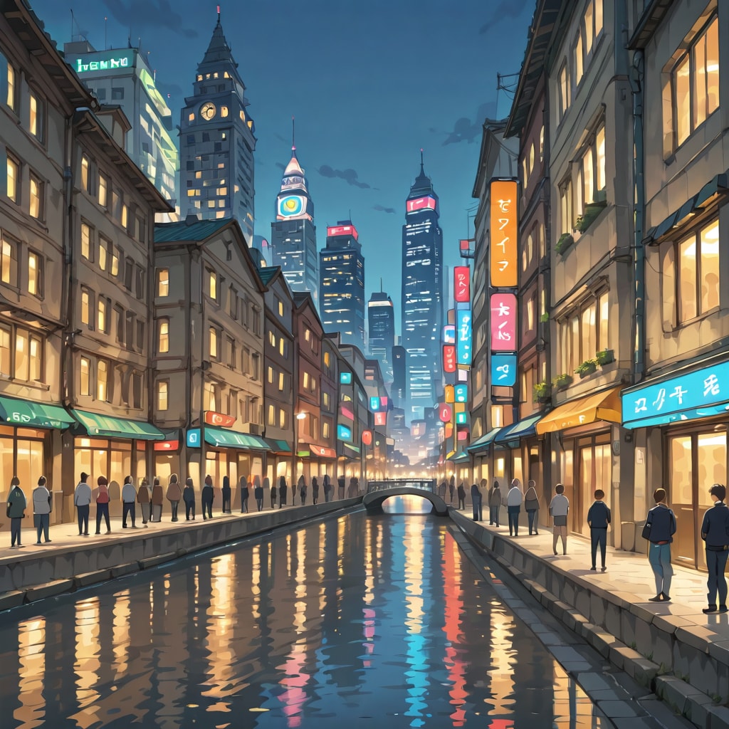 夜の街、昼の街、喧騒下町が如く。