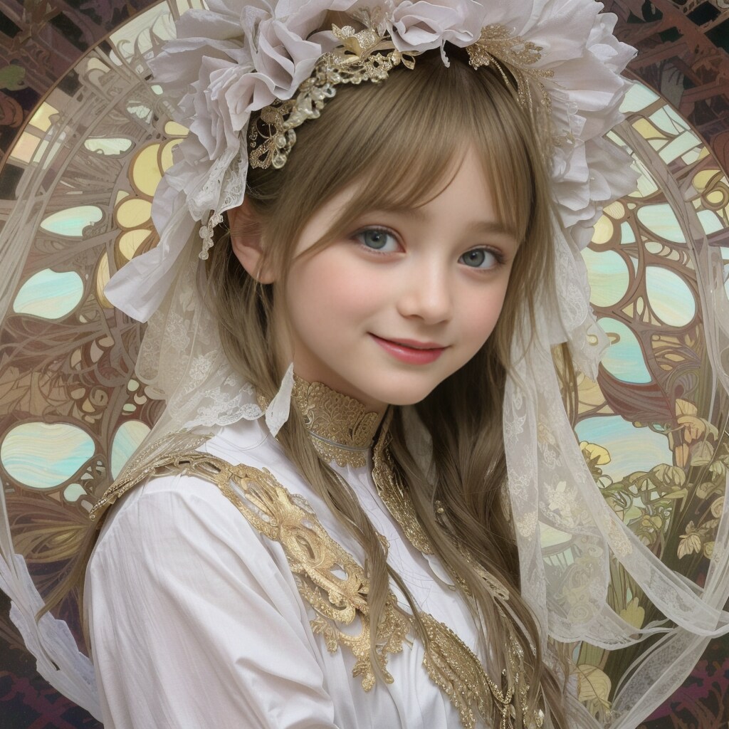 lesson 682 (ミュシャ風)