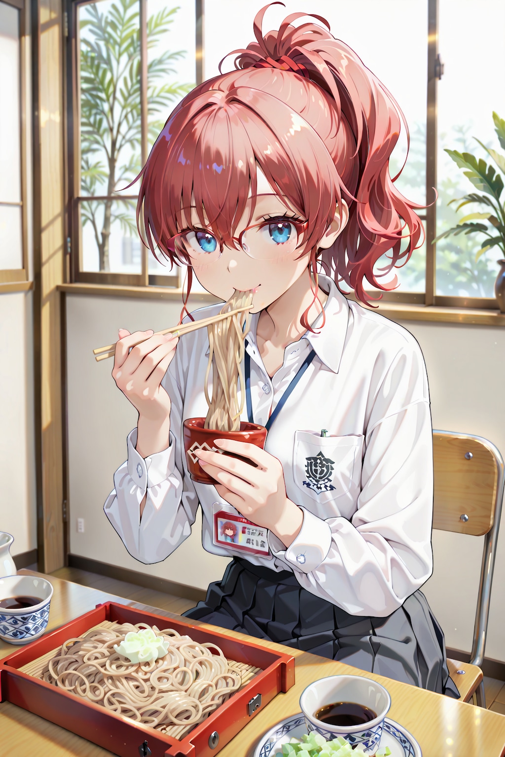 麺によってもたらされる授業より静かな時間