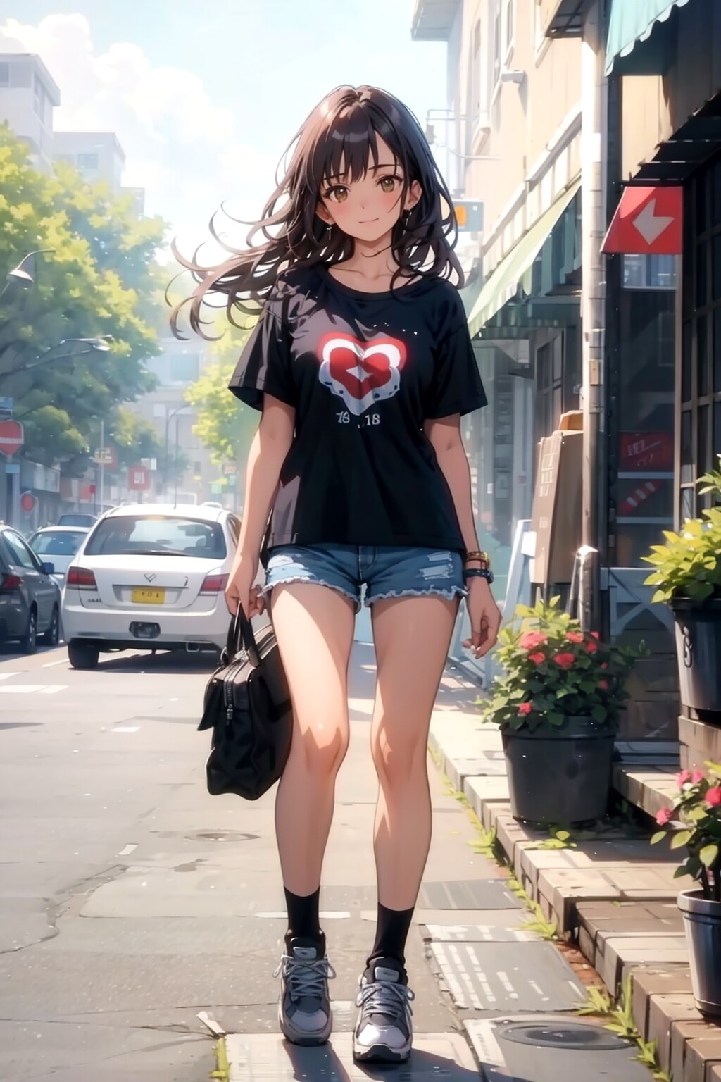 待ち合わせしている彼女