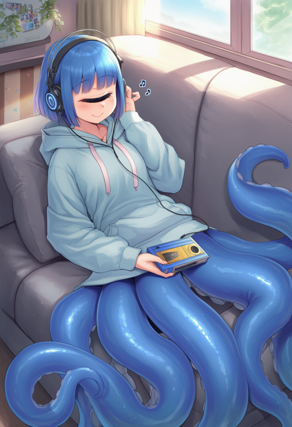 単眼スキュラとカセットプレーヤー