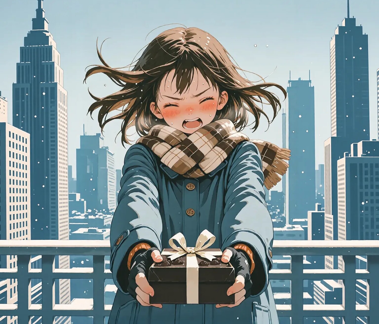 【テンパリ女子の214】①「チョ、チョ、チョコ！」『ありがとう』②「え…いいの⁉︎」『うん』