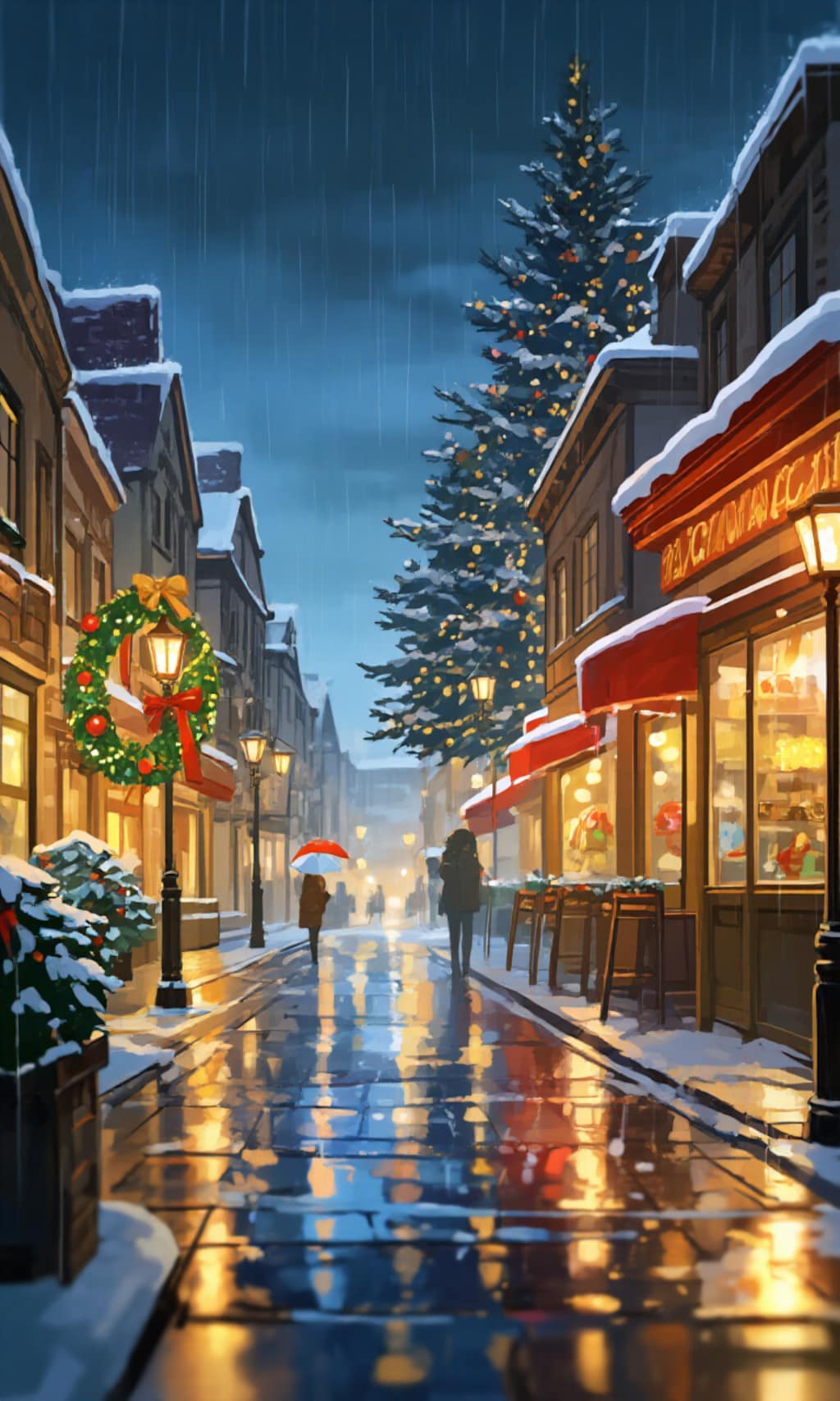 2025年は雨のクリスマス