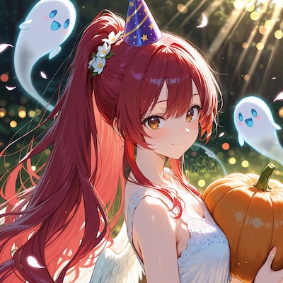 天使さん頑張ります(ミカエルさん)ハロウィン