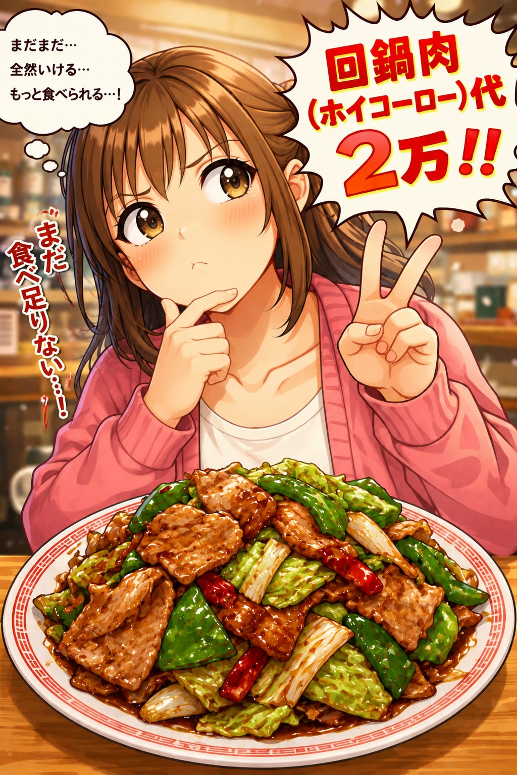 今日もまた、ホ別は、　　　　　　　　　　　　　『今日も足りぬは二万円。』