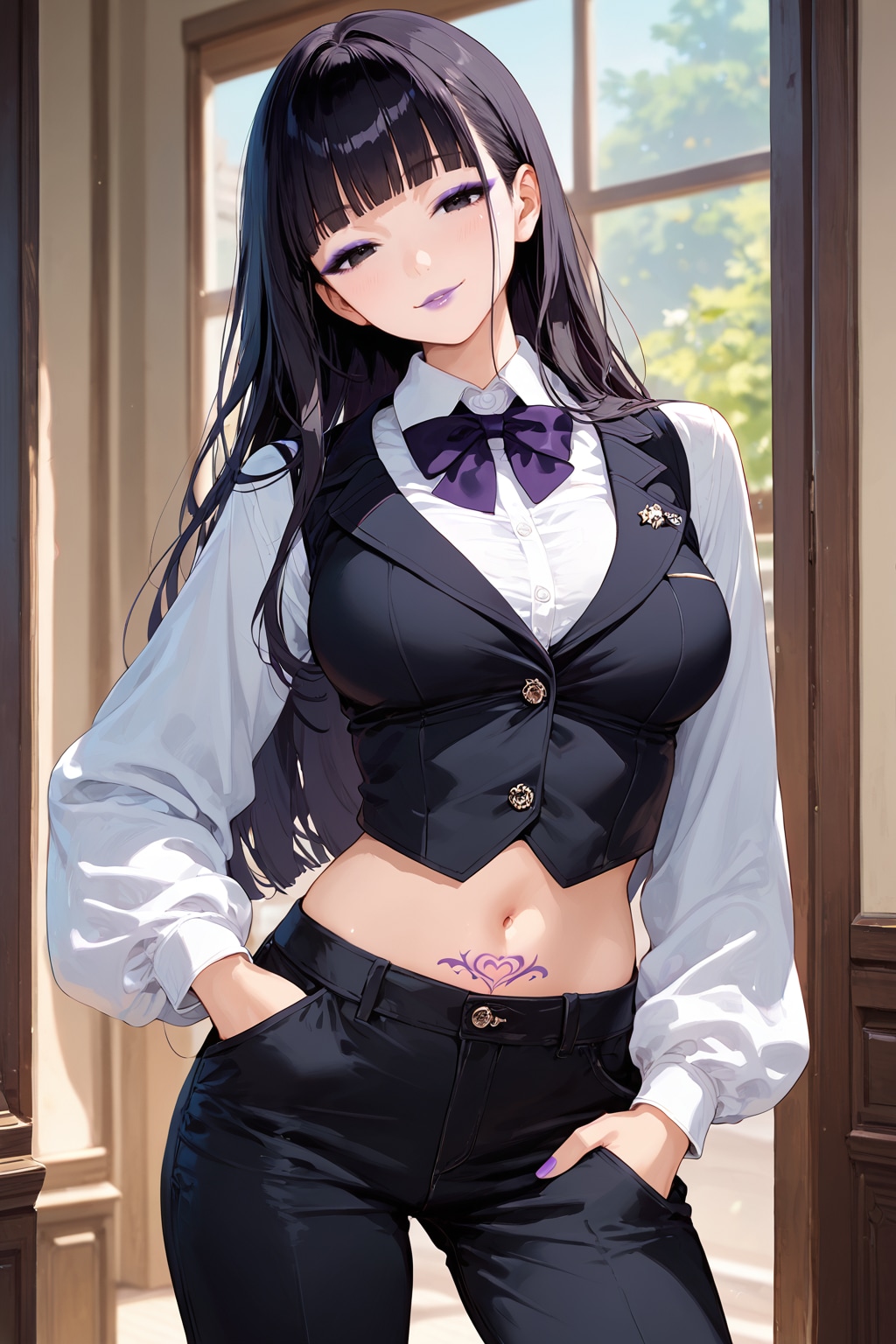 執事ちゃん紫モード