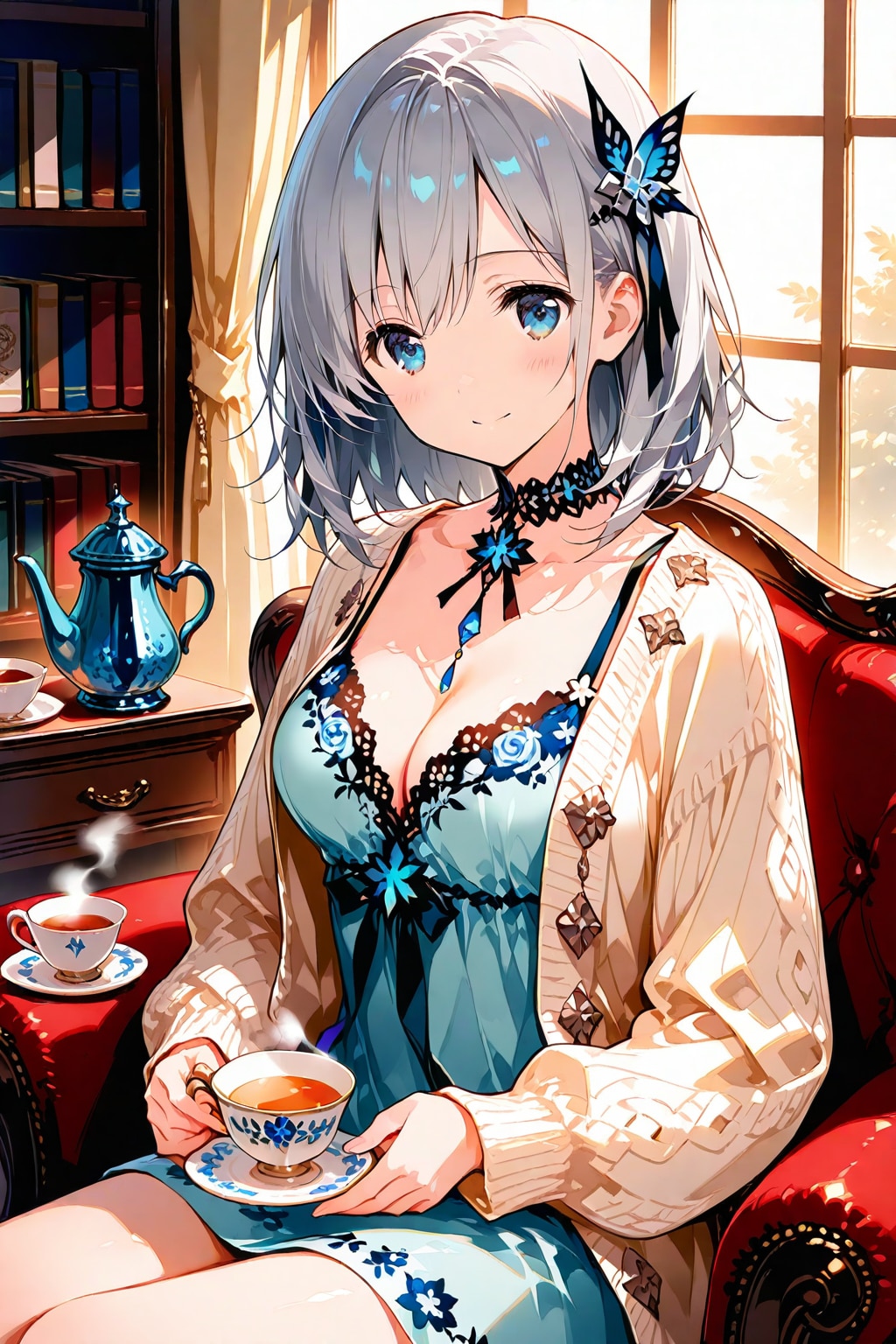 紅茶の香りに添えて | の人気AIイラスト・グラビア