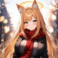 狐耳天使🦊😇キャラ、チフユの冬ブレザー🧥 3枚目