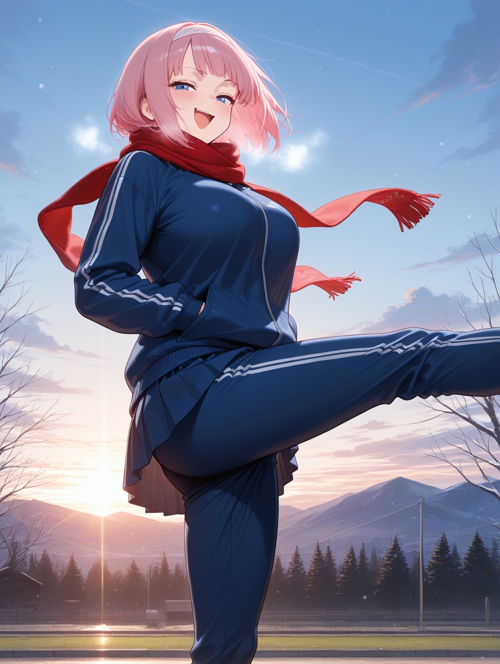 少しも寒くないわ～