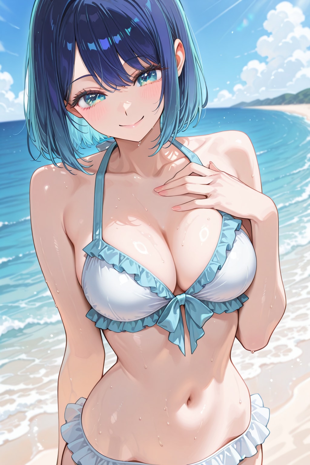 あかねの水着撮影