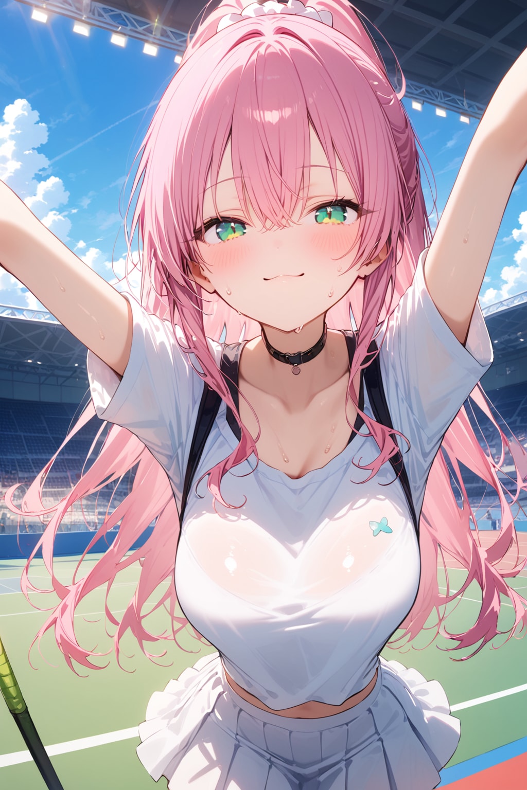 ポニーテール桃花 | の人気AIイラスト・グラビア