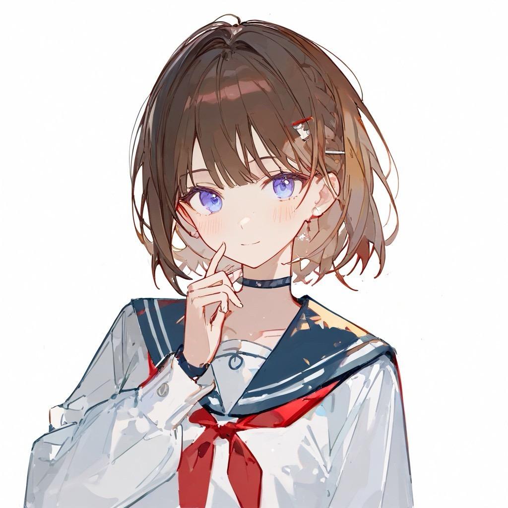 セーラー服の子まとめ(3枚) | の人気AIイラスト・グラビア