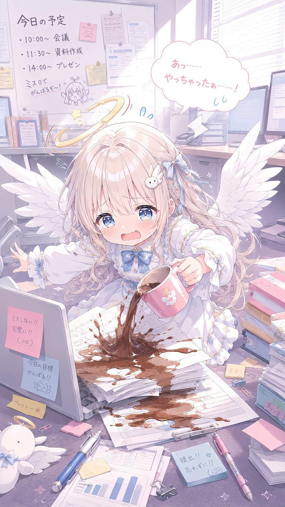 ドジっ娘天使ルルエル | の人気AIイラスト・グラビア
