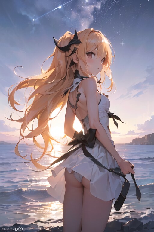 海辺の少女