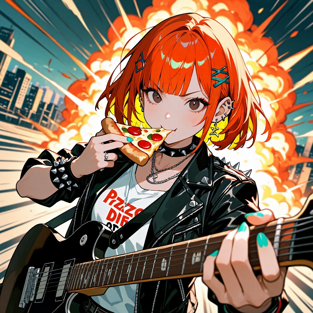 Pizza, Explosion, N' Punk Rock Girl
