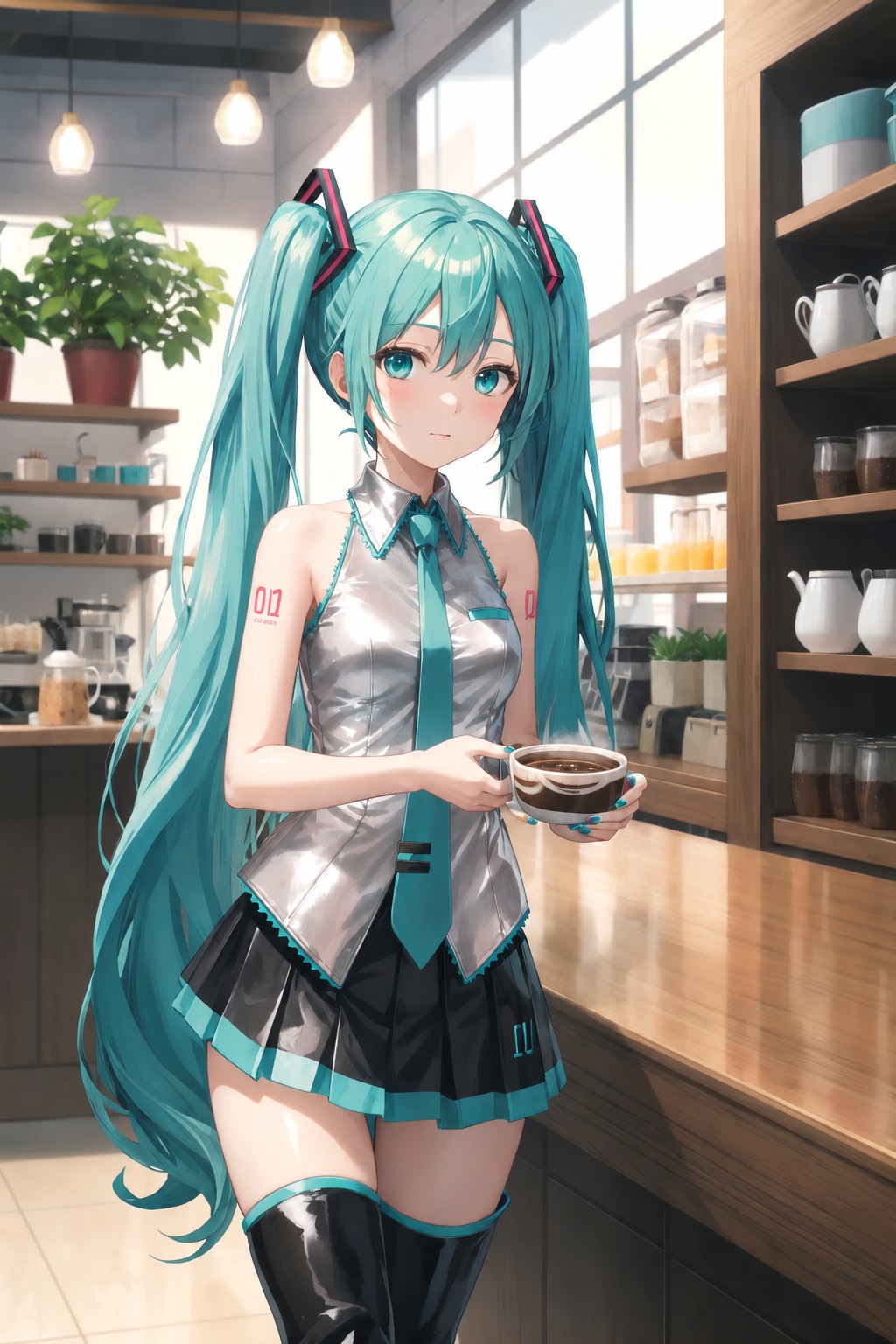 ブレザーの色をシルバーメタにして