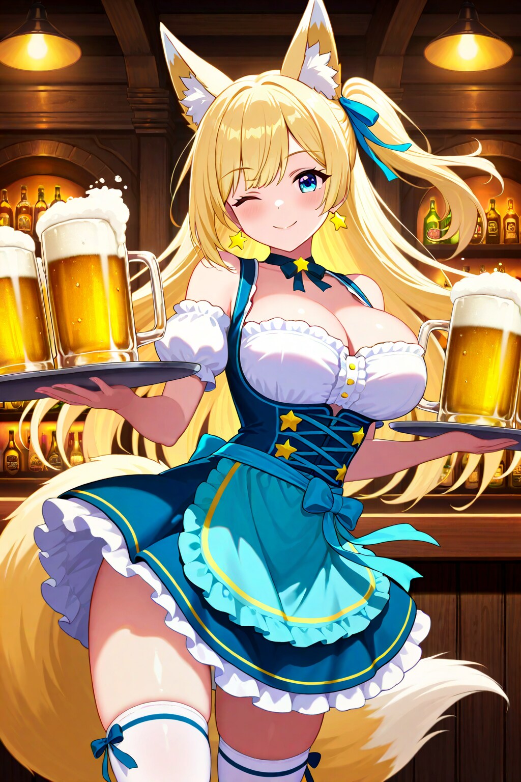 ケモミミ酒場の狐娘ナミちゃん