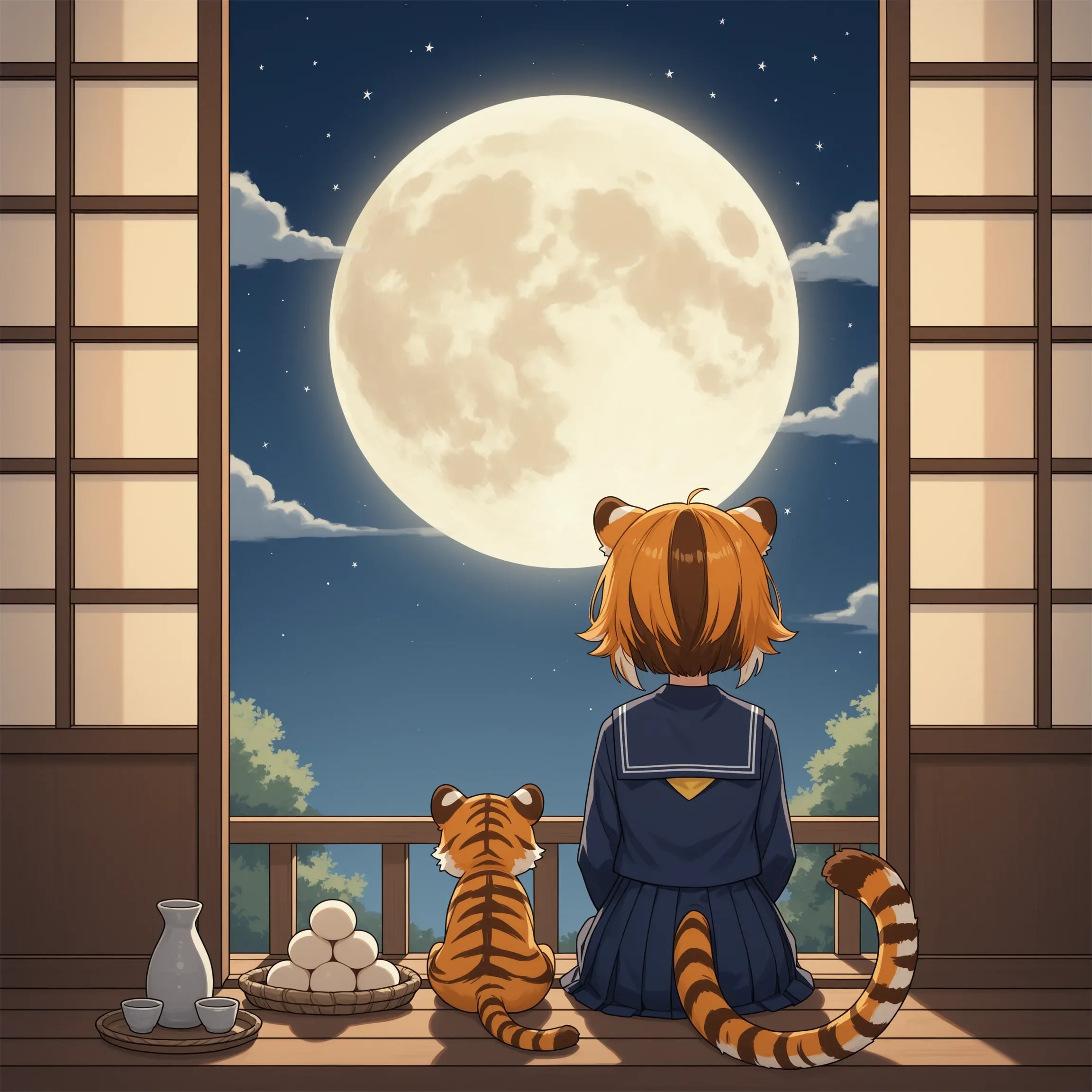 9月25日　月見酒の日 | の人気AIイラスト・グラビア