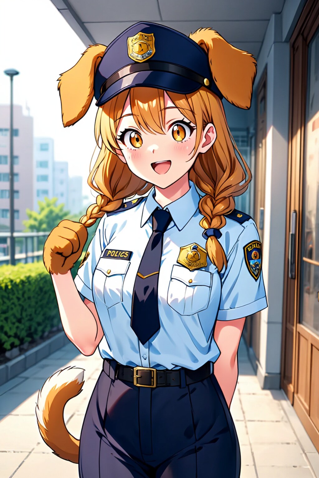 ケモミミ婦警さん