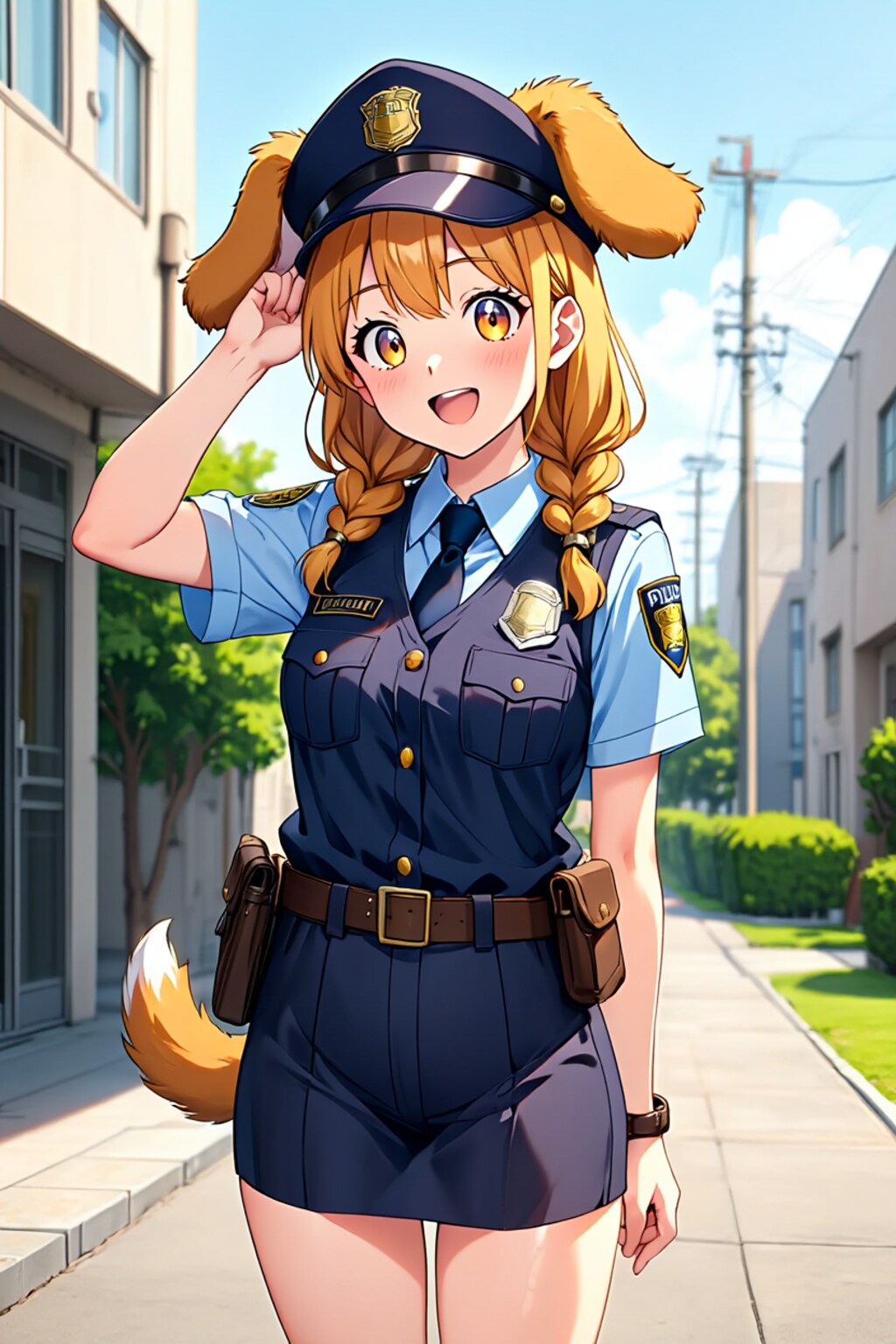 ケモミミ婦警さん