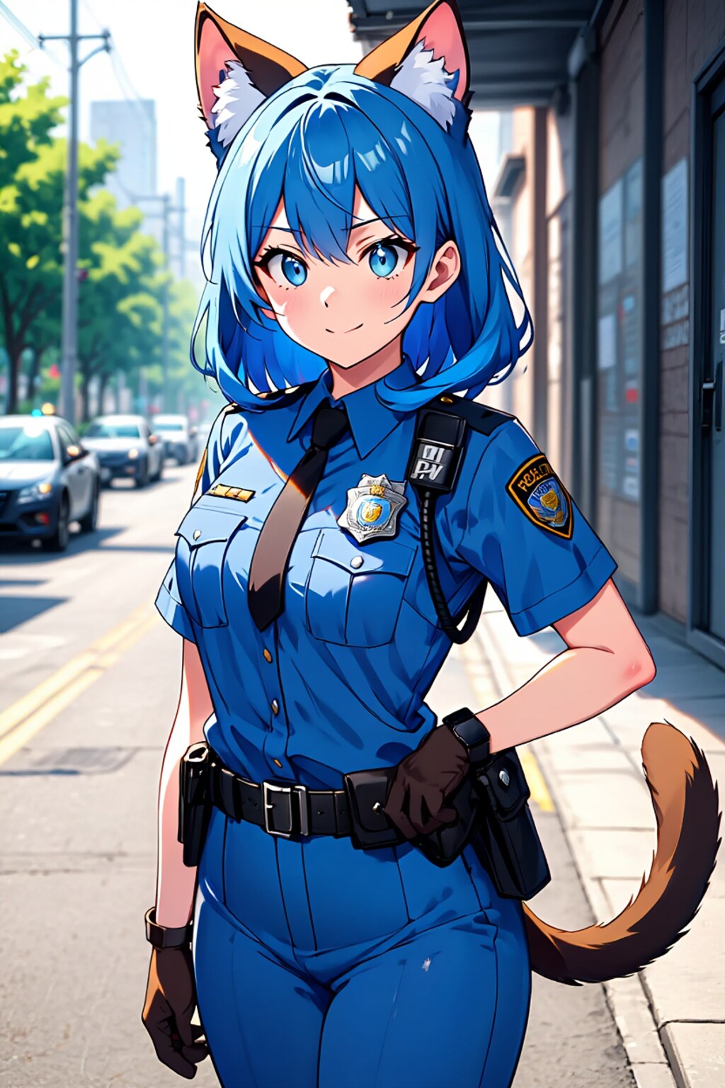 ケモミミ婦警さん